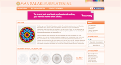 Desktop Screenshot of mandalakleurplaten.nl
