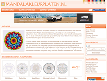 Tablet Screenshot of mandalakleurplaten.nl